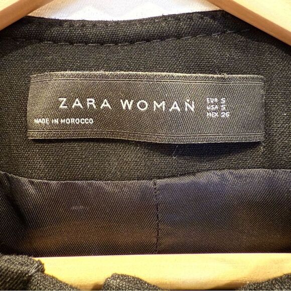 Zara Toggle Full Zipper Coat - Black - Women's S - Picture 7 of 7